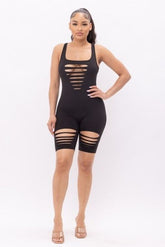 Distressed Bae Romper